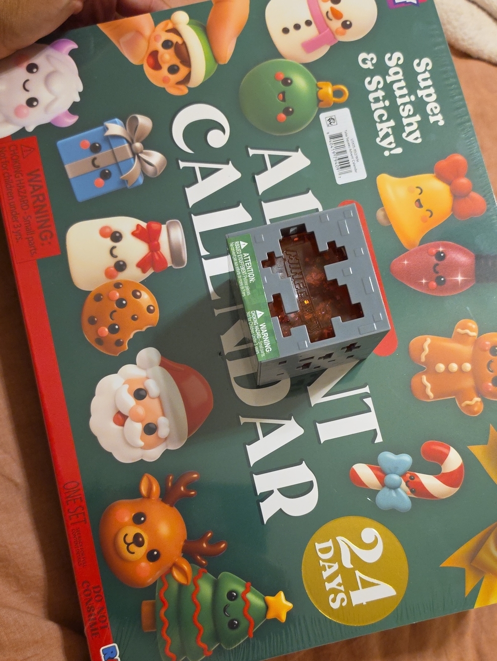 Mini Taba Advent Calendar And Minecraft Squishy